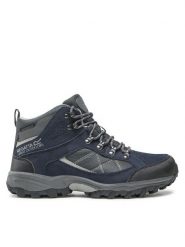 Regatta Trekkingi Clydebank RMF485 Granatowy. Niebieskie botki sznurowane Regatta, bez wzorów, ze skóry, bez obcasa, bez zapięcia. Za 339.99 zł.