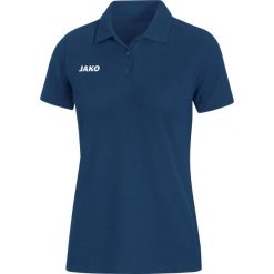 Polo Jako Base. Niebieskie koszulki polo JAKO, bez wzorów, bez kołnierzyka, bez ramiączek. Za 219.50 zł.