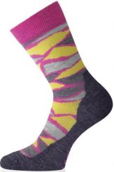 Skarpety merino WLJ. Zielone skarpety LASTING, bez wzorów, z elastanu. Za 65.00 zł.