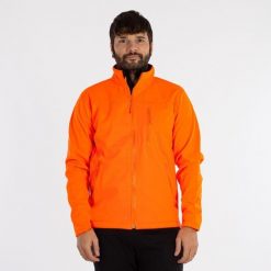Kurtka softshell 2514 wodoodporna - pomarańczowa fluo. Brązowe kurtki 2117 OF SWEDEN, l, bez wzorów, z elastanu, bez kaptura. Za 204.99 zł.