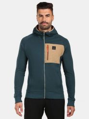 Kilpi Bluza "Balu" w kolorze zielono-beżowym rozmiar: XXL. Zielone bluzy Kilpi, xxl, bez wzorów, z bawełny, bez kaptura. Za 191.88 zł.