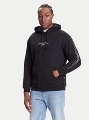 Quiksilver Bluza EQYFT05157-KVJ0 Czarny Regular Fit. Czarne bluzy Quiksilver, m, bez wzorów, z bawełny, bez kaptura. Za 359.99 zł.