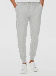 Dzianinowe spodnie dresowe w szarym kolorze. Szare spodnie materiałowe Pako Lorente, na co dzień, xxl, bez wzorów, z bawełny. Za 99.99 zł.