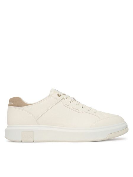 Armani Exchange Sneakersy XM001722 AF17540 MZ754 Biały. Białe buty sportowe casual Armani Exchange, bez wzorów, ze skóry, bez zapięcia. Za 607.99 zł.