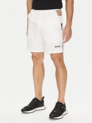 BOSS Szorty sportowe S_T-Match 50541370 Biały Regular Fit. Białe krótkie spodenki sportowe Boss, m, bez wzorów. Za 599.99 zł.