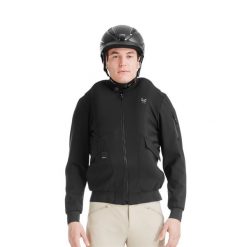 Kurtka zapinana na zamek błyskawiczny Horse Pilot. Czarne kurtki HORSE PILOT, bez wzorów, bez kaptura. Za 1,119.10 zł.