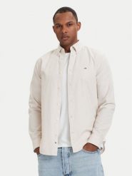 Tommy Jeans Koszula DM0DM21298 Beżowy jasny Regular Fit. Brązowe koszule Tommy Jeans, m, bez wzorów, z bawełny, bez kołnierzyka, bez ramiączek. Za 329.99 zł.