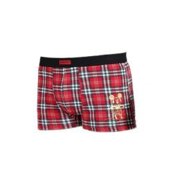 Bokserki z elastanu bawełnianego Disney Mickey Check. Czerwone bokserki Disney, m, bez wzorów, z bawełny. Za 123.00 zł.
