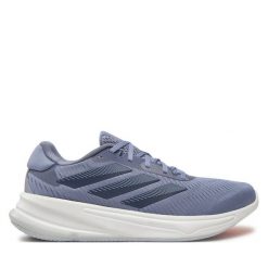 Buty do biegania adidas. Fioletowe buty do biegania Adidas, bez wzorów, bez zapięcia, do biegania. Za 259.99 zł.