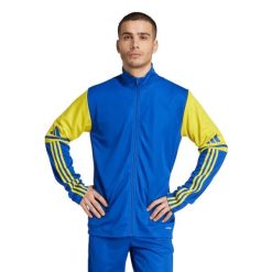 Bluza męska adidas Squadra 25 Training. Niebieskie bluzy bez kaptura Adidas, m, bez wzorów, z poliesteru, bez kaptura. Za 141.00 zł.