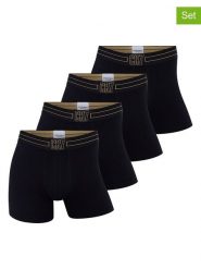 CR7 Bokserki (4 pary) w kolorze czarnym rozmiar: XL. Czarne bokserki CR7, xl, bez wzorów. Za 124.95 zł.