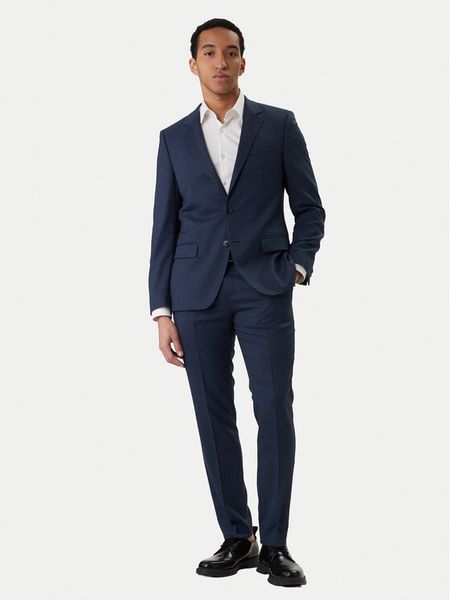 HUGO Garnitur Henry/Getlin232X 50558069 Granatowy Slim Fit. Niebieskie garnitury Hugo, m, bez wzorów, z syntetyku. Za 1,362.99 zł.