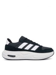 Adidas Sneakersy Cloudfoam Cuxxion 80S KJ4268 Czarny. Czarne buty sportowe casual Adidas, bez wzorów, ze skóry, bez zapięcia. Za 369.99 zł.