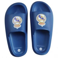 Real Madryt klapki junior beach pool flip flops blue EVA granatowe. Niebieskie klapki REAL MADRID, z materiału. Za 89.00 zł.