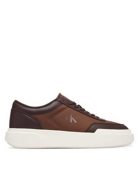 Calvin Klein Sneakersy Chunky Cups Laceup Ox Mix Mat HM0HM02326 Brązowy. Brązowe buty sportowe casual CALVIN KLEIN, bez wzorów, ze skóry, bez zapięcia. Za 489.99 zł.