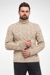 Golf męski z wełną Onur JOOP! JEANS. Golfy JOOP! Jeans, m, bez wzorów, z jeansu, bez ramiączek. W wyprzedaży za 538.85 zł.