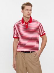 Tommy Hilfiger Polo 1985 MW0MW17770 Czerwony Regular Fit. Czerwone koszulki polo Tommy Hilfiger, m, bez wzorów, z bawełny, bez kołnierzyka, bez ramiączek. Za 179.99 zł.