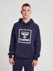 Bluza z kapturem Hummel Isam 2.0. Niebieskie bluzy z kapturem Hummel, m, bez wzorów, z bawełny, z kapturem. Za 206.50 zł.