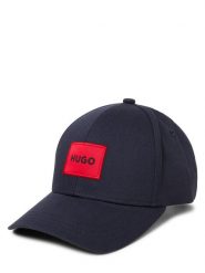 HUGO czapka z daszkiem - Men X Mężczyźni Bawełna niebieski, ONE SIZE. Niebieskie czapki z daszkiem Hugo, z aplikacjami, z bawełny. Za 199.95 zł.