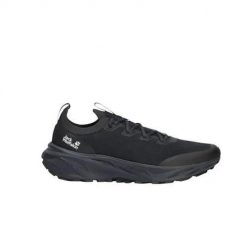 Buty do biegania męskie Jack Wolfskin A655836350. Czarne buty turystyczne Jack Wolfskin, bez wzorów, z materiału, bez zapięcia, do biegania. Za 646.00 zł.