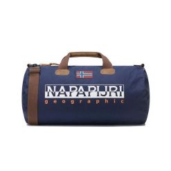 Torba sportowa Napapijri Bering. Niebieskie torby sportowe Napapijri, bez wzorów, małe. Za 459.99 zł.