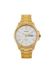 Sekonda Zegarek 30154 Złoty. Żółte, analogowe zegarki Sekonda, złote. Za 359.99 zł.