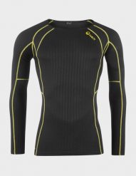 Koszulka termoaktywna męska Halti Ultra Cool Mesh L/S. Czarne bielizna termoaktywna Halti, l, bez wzorów, z elastanu, bez ramiączek, na fitness i siłownię. Za 269.99 zł.