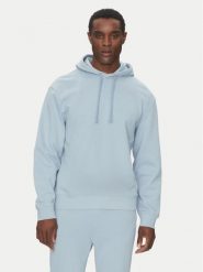 HUGO Bluza Dapo 50486478 Błękitny Relaxed Fit. Niebieskie bluzy Hugo, m, bez wzorów, z bawełny, bez kaptura. Za 309.99 zł.