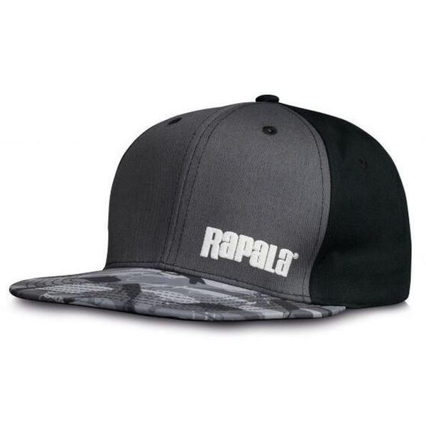 Czapka Snapback Rapala. Czarne czapki z daszkiem RAPALA, bez wzorów, z bawełny. Za 152.50 zł.