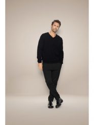 Perfect Cashmere Kaszmirowy sweter "Alexander" w kolorze czarnym rozmiar: XXL. Czarne swetry nierozpinane Perfect Cashmere, xxl, bez wzorów, z kaszmiru, bez kołnierzyka, bez ramiączek. Za 413.99 zł.