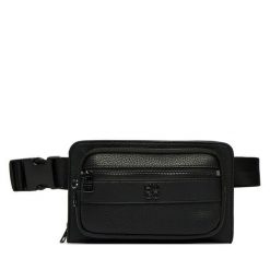 Nerka HUGO. Czarne saszetki i nerki Hugo, bez wzorów. Za 749.99 zł.