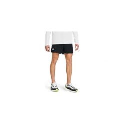 Spodenki fitness męskie UNDER ARMOUR Launch 5" Shorts Szorty. Czarne szorty Under Armour, l, bez wzorów, z poliesteru, sportowe. Za 149.99 zł.