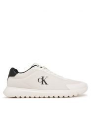 Calvin Klein Sneakersy 3 Eva Runner Mesh YM0YM01264 Biały. Białe buty sportowe casual CALVIN KLEIN, bez wzorów, z materiału, bez zapięcia. Za 329.99 zł.