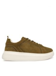 Liu Jo Sneakersy 7B6003 PX002 Khaki. Brązowe buty sportowe casual Liu Jo, bez wzorów, ze skóry, bez zapięcia. Za 559.99 zł.