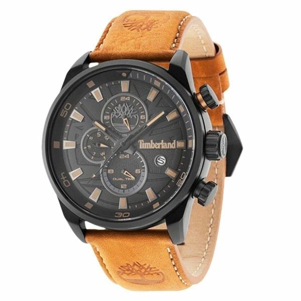 Zegarek Męski Timberland TBL14816JLB02. Czarne zegarki Timberland, ze stali. Za 865.30 zł.