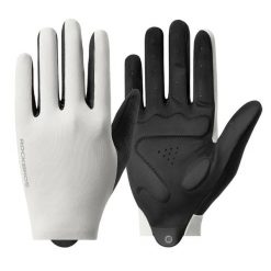 Rękawiczki rowerowe pełne palce unisex z ekranem dotykowym. Brązowe rękawiczki ROCKBROS, na lato, bez wzorów, z elastanu. Za 93.60 zł.