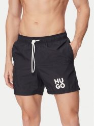 HUGO Szorty kąpielowe Paolo 50545464 Czarny Regular Fit. Czarne kąpielówki Hugo, m, bez wzorów, z syntetyku. Za 229.99 zł.