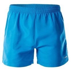 Spodenki męskie treningowe Hi-Tec Matt - niebieskie, Rozmiar M. Niebieskie buty treningowe Hi-tec, m, bez wzorów, z materiału. W wyprzedaży za 39.99 zł.