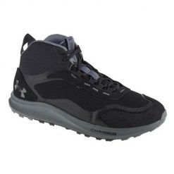 Buty trekkingowe męskie Under Armour Charged Bandit Trek 2. Czarne trekkingi Under Armour, bez wzorów, z gumy, bez zapięcia. Za 429.99 zł.