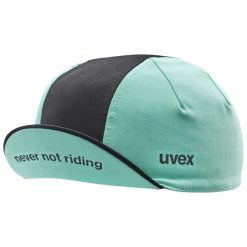 Czapka pod kask Uvex cycling cap. Niebieskie czapki z daszkiem Uvex, bez wzorów. Za 84.77 zł.