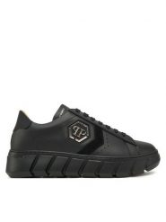 PHILIPP PLEIN Sneakersy SAES USC0698 PLE075 Czarny. Czarne buty sportowe casual Philipp Plein, bez wzorów, ze skóry, bez zapięcia. Za 2,559.00 zł.