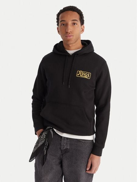 RVCA Bluza Frame Up 23A413506 Czarny Regular Fit. Czarne bluzy RVCA, m, bez wzorów, z bawełny, bez kaptura. Za 279.99 zł.