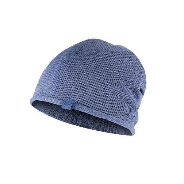 Czapka zimowa beanie Buff Lekey. Niebieskie czapki zimowe Buff, bez wzorów. Za 77.99 zł.