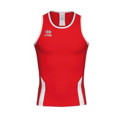 Errea Regis Tank Top Dorośli. Czerwone t-shirty sportowe ERREA, bez wzorów, bez ramiączek, do biegania. Za 237.00 zł.