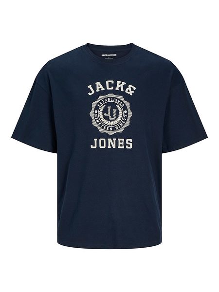 Jack & Jones Koszulka "Victo" w kolorze granatowym rozmiar: M. Niebieskie bezrękawniki Jack & Jones, m, bez wzorów, z bawełny, bez kołnierzyka, bez ramiączek. Za 43.68 zł.
