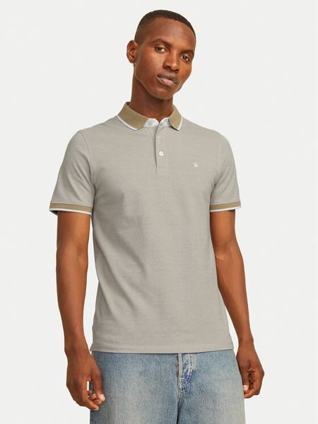 Jack & Jones Komplet koszulek polo Paulos 12191216 Szary Slim Fit. Szare koszulki polo Jack & Jones, l, bez wzorów, z bawełny, bez kołnierzyka, bez ramiączek. Za 249.99 zł.