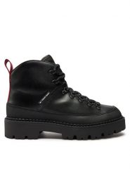 Tommy Jeans Trapery EM0EM01491 Czarny. Czarne trapery Tommy Jeans, z jeansu, bez zapięcia. Za 849.99 zł.