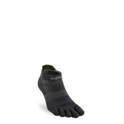 Skarpety biegowe Injinji Run Original Weight No-Show. Czarne skarpety Injinji, bez wzorów. Za 64.99 zł.