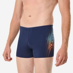 Bokserki pływackie męskie Speedo. Niebieskie odzież kąpielowa Speedo, m, bez wzorów, z poliesteru, sportowe. Za 139.99 zł.