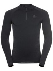 Odlo Podkoszulek funkcyjny "Performance Warm Eco" w kolorze czarnym rozmiar: XL. Czarne podkoszulki ODLO, s, bez wzorów, z dzianiny, bez ramiączek. Za 265.39 zł.